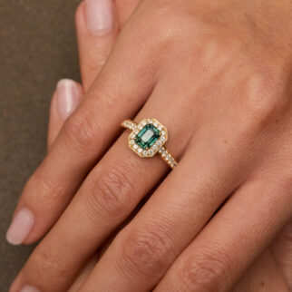 Bague Jaffna - Saphir Teal 1.52 carats