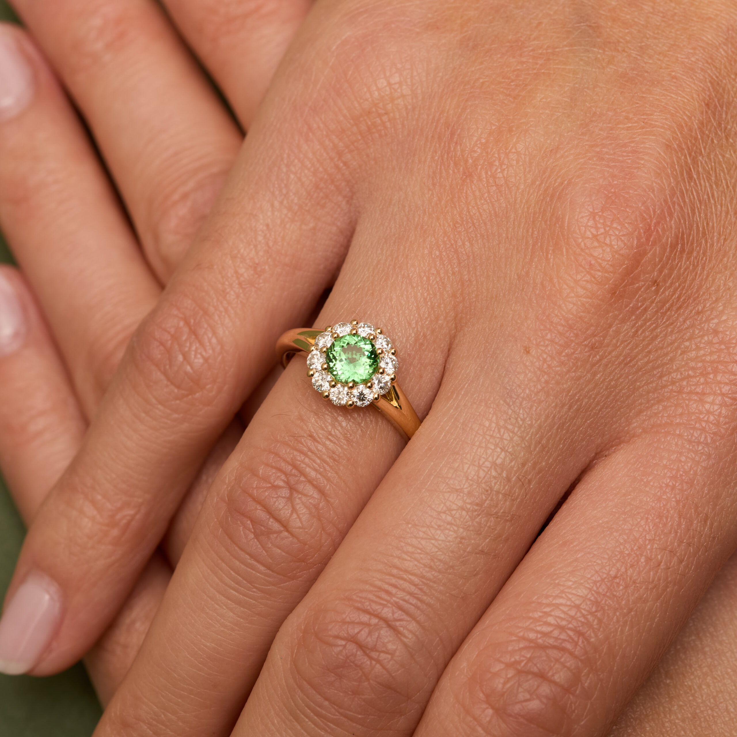 bague tsavorite