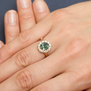 Bague Matara - Saphir Teal 1.91 carats