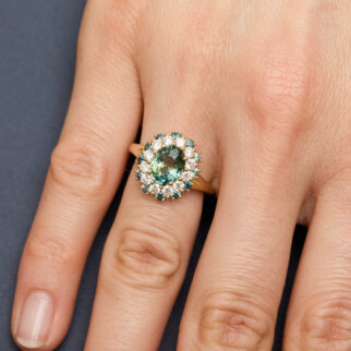 Bague Colombo - Saphir Teal 2.01 carats