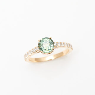 Bague saphir teal