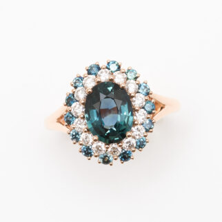 Bague Saphir Teal