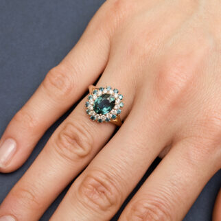 Bague Colombo - Saphir Teal 2.03 carats