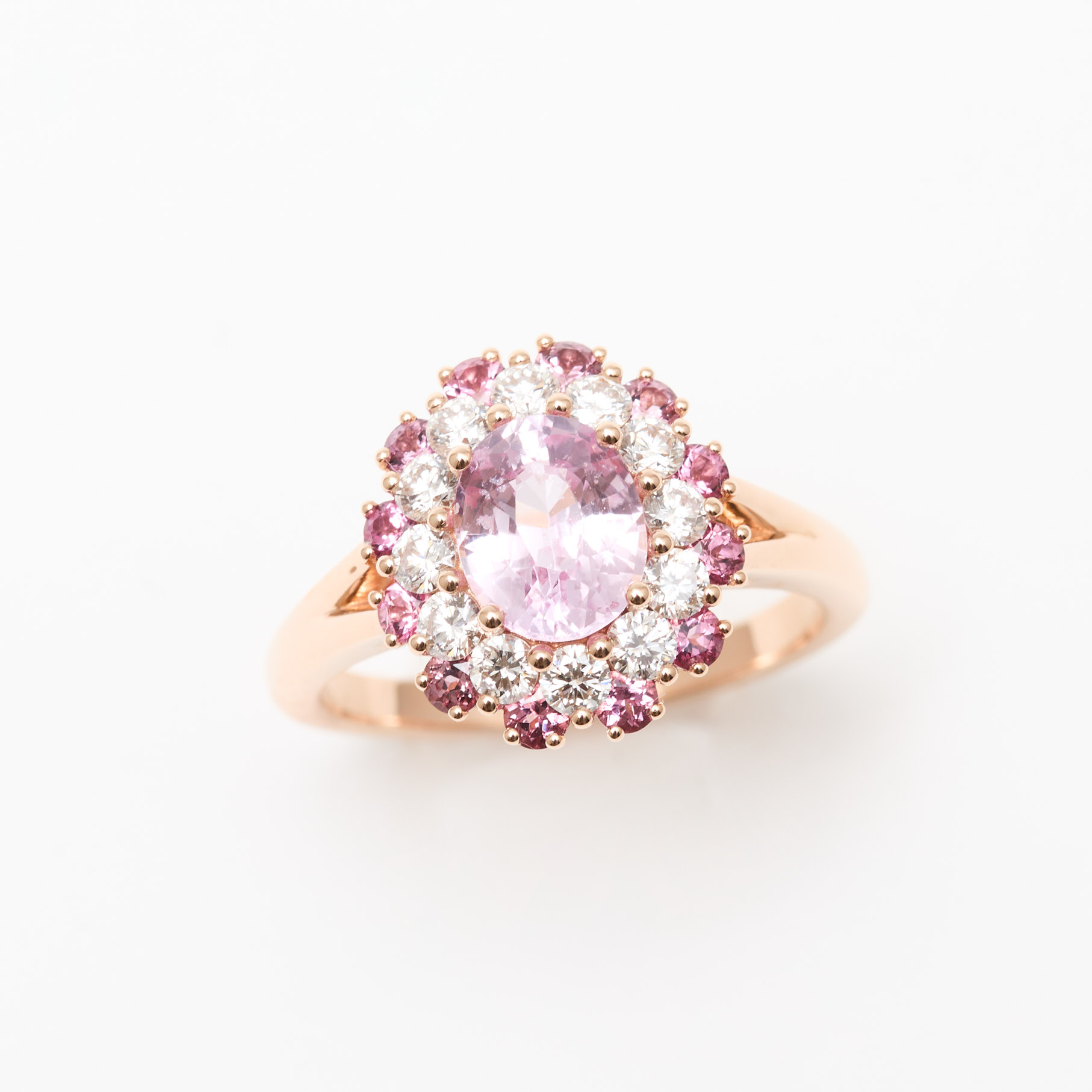 Bague Saphir rose