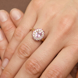 Bague Colombo - Saphir Rose 1.40 carats