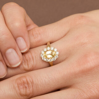 Bague Matara - Saphir Jaune 2.02 carats