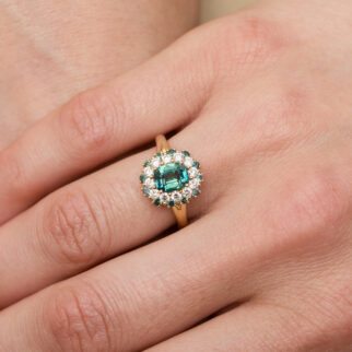 Bague Colombo - Saphir Teal 1.56 carats