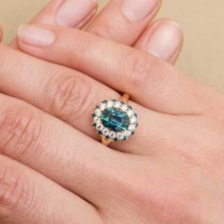 Bague Colombo - Saphir Teal 2.68 carats