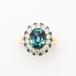 bague saphir teal