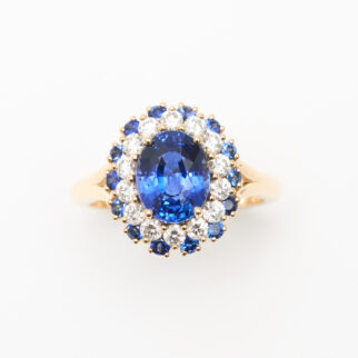 bague saphir peacock