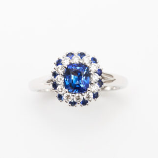 bague saphir peacock