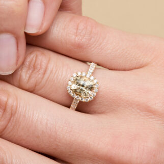 Bague Jaffna - Saphir Jaune 2.08 carats