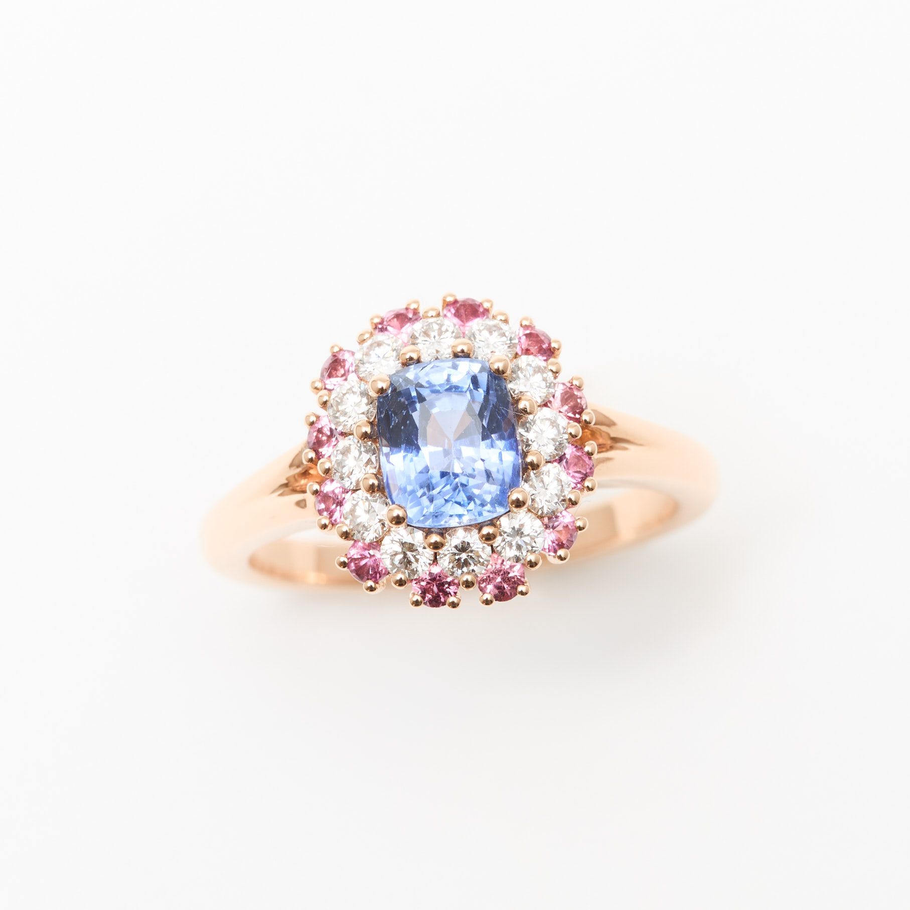 bague saphir cornflower