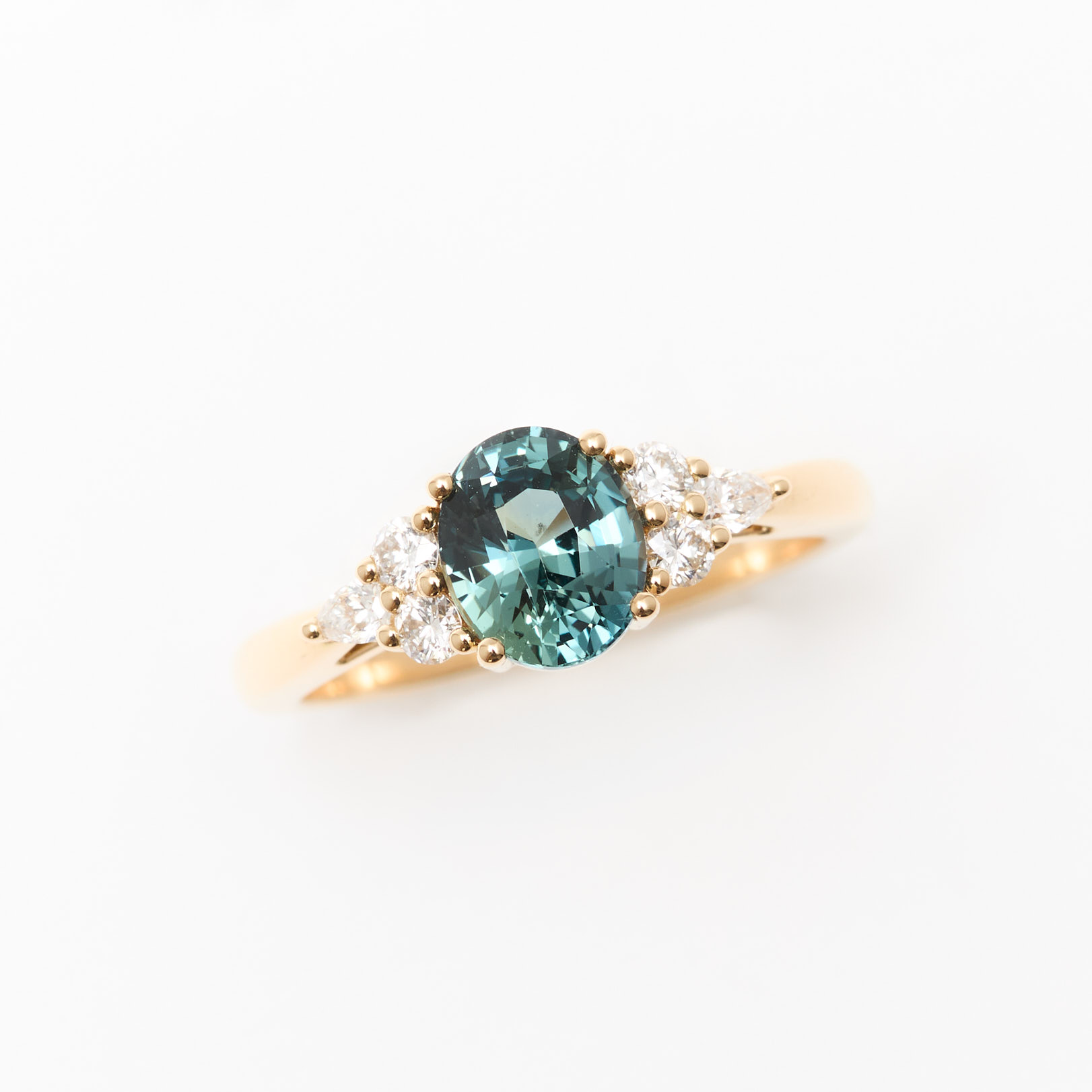 bague saphir teal