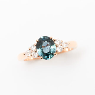 bague saphir teal