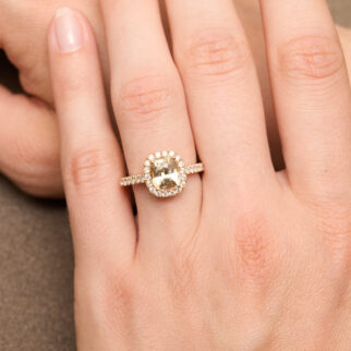 Bague Jaffna - Saphir Jaune 2.08 carats