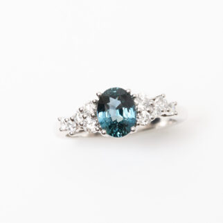 bague saphir teal