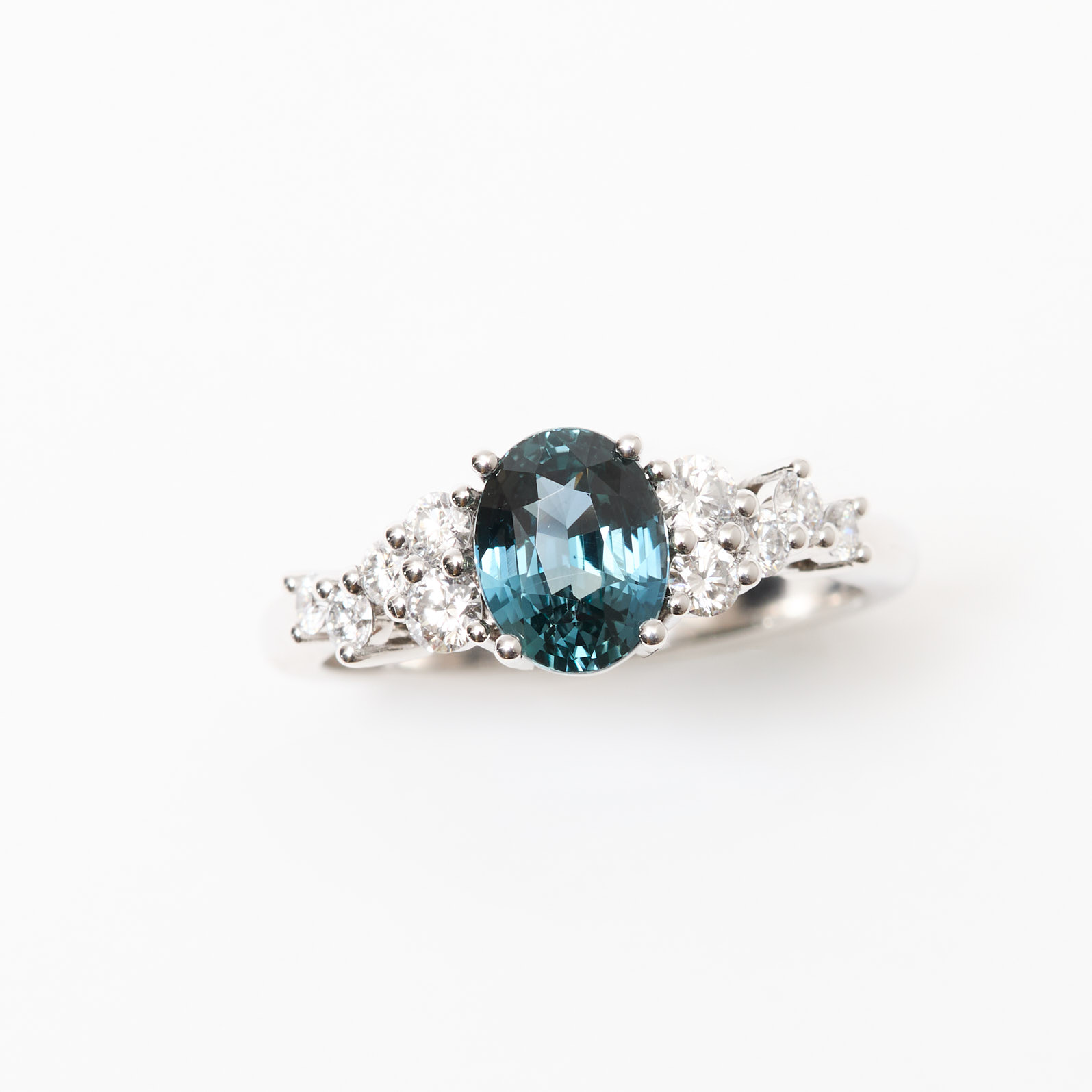 bague saphir teal