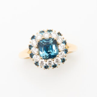 Bague Saphir Teal