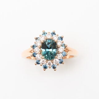 bague saphir teal