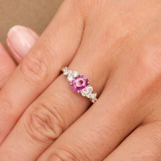 Bague Horana - Saphir Rose 1.03 carats