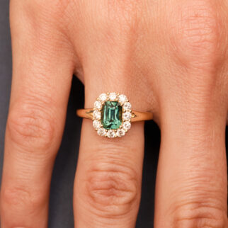 Bague Matara - Saphir Teal 1.53 carats