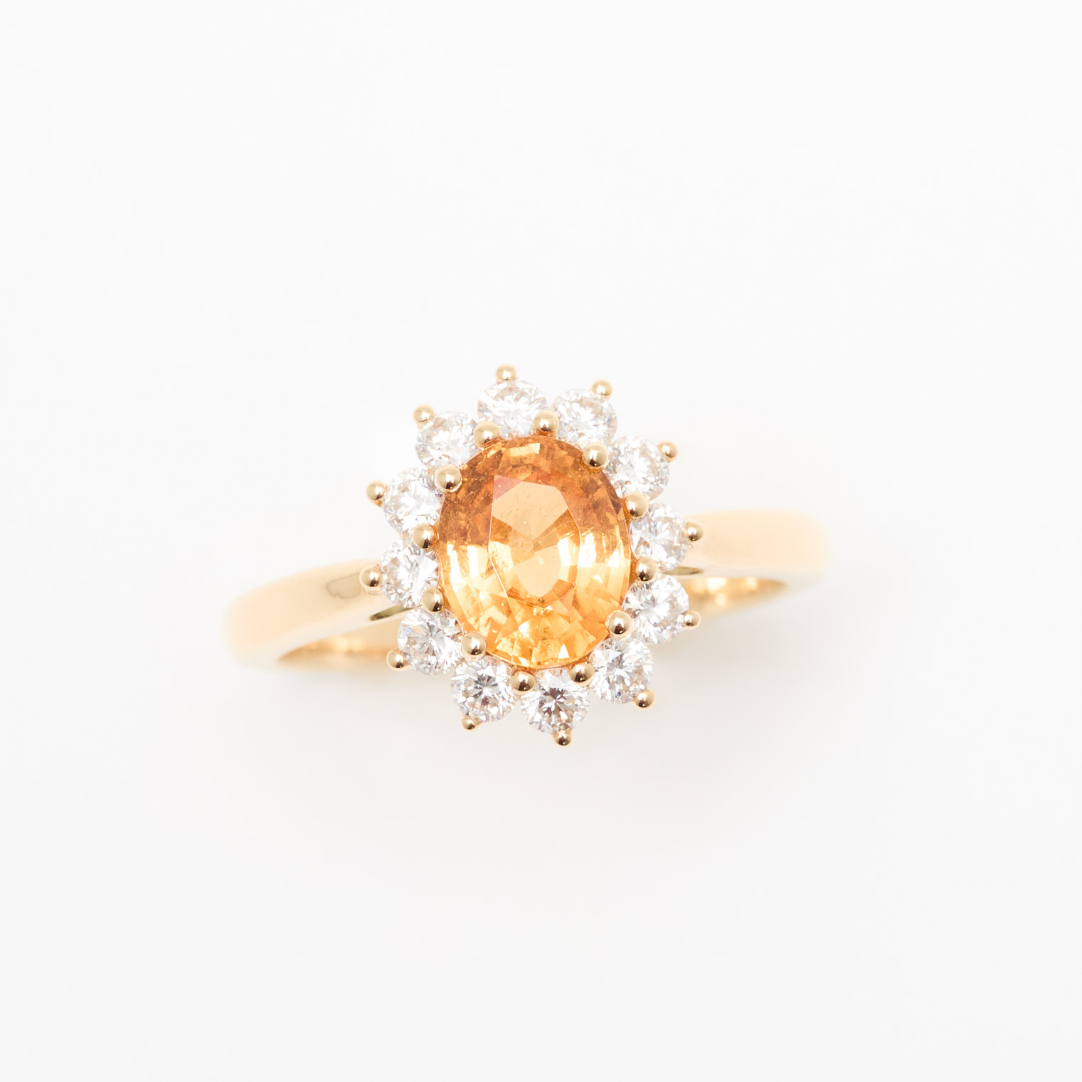 Bague Marguerite Grenat Mandarin