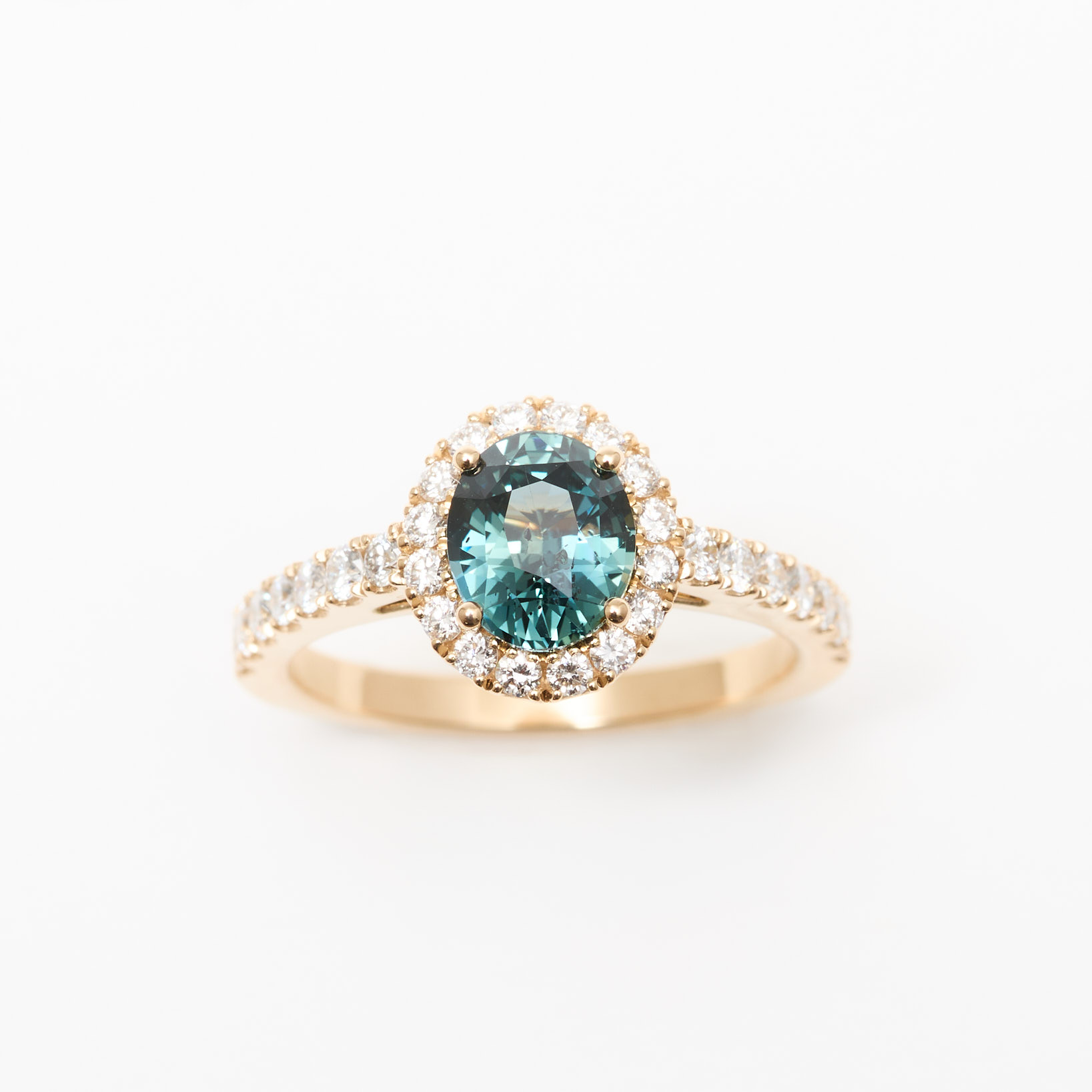 bague saphir teal