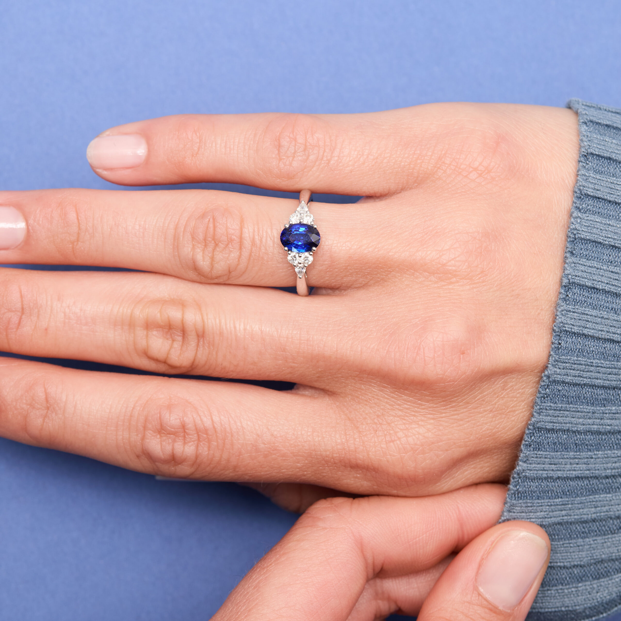 bague saphir peacock