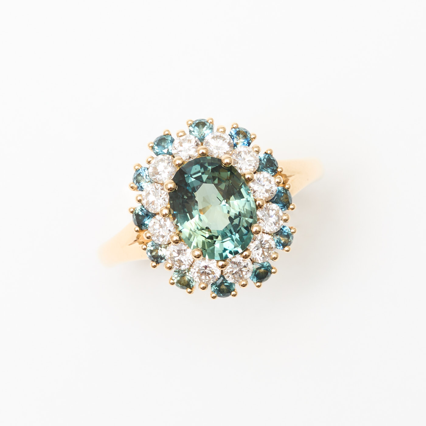 bague saphir teal