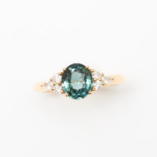 bague saphir teal