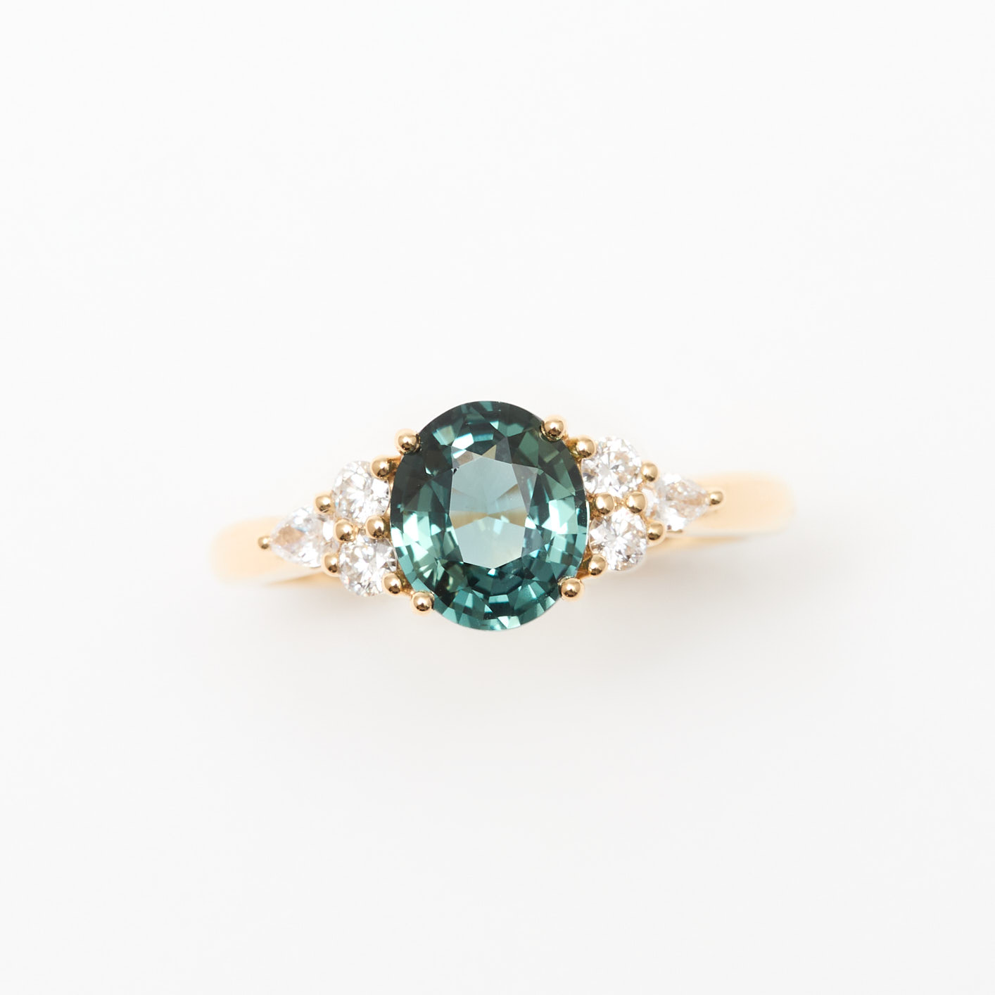 bague saphir teal