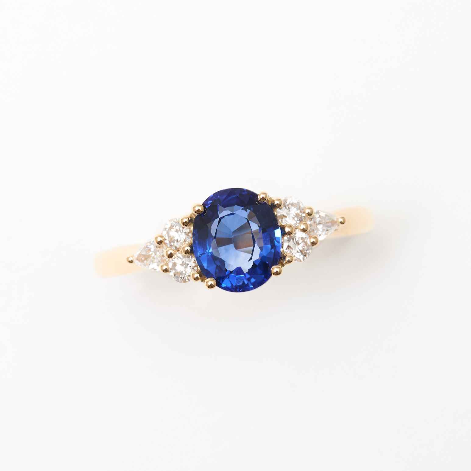 bague saphir peacock