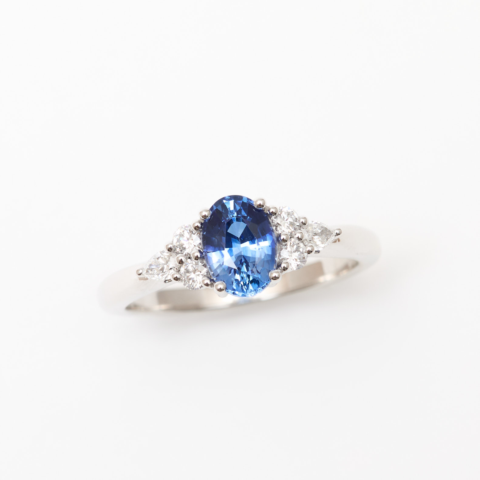 bague saphir cornflower