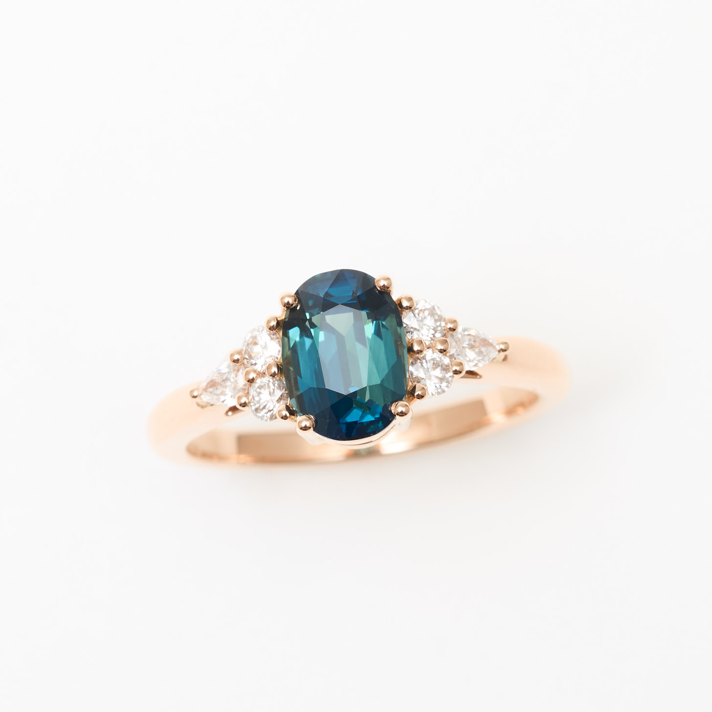 bague saphir teal