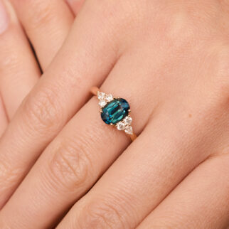 Bague Althea - Saphir Teal 1.70 carats