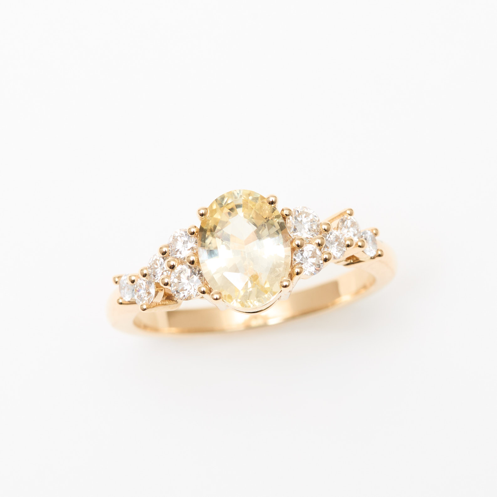 bague horana saphir jaune