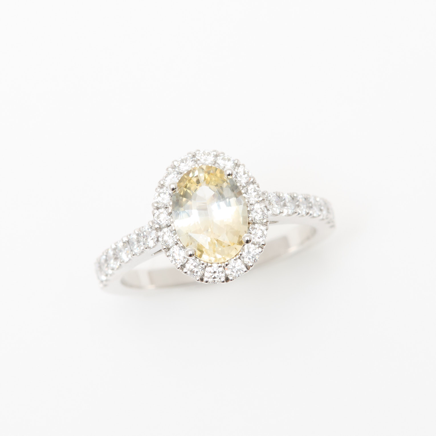 bague saphir jaune