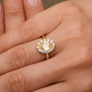 Bague Matara - Saphir Jaune 1.53 carats