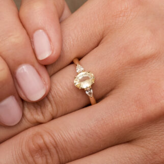 Bague Elahera - Saphir Jaune 1.17 carats