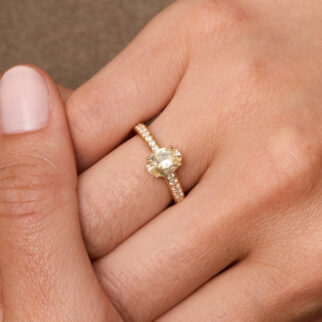 Bague Trinco - Saphir Jaune 1.39 carats