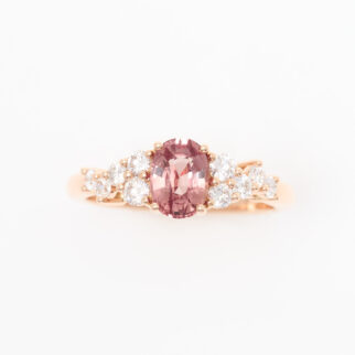bague saphir padparadscha