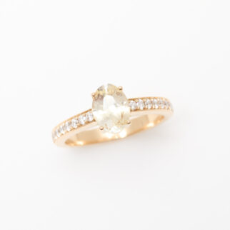 bague saphir jaune