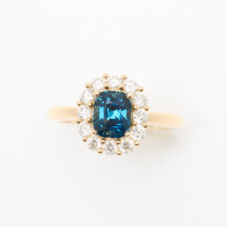 bague saphir teal