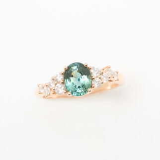 bague saphir teal