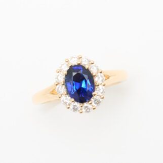 bague saphir peacock
