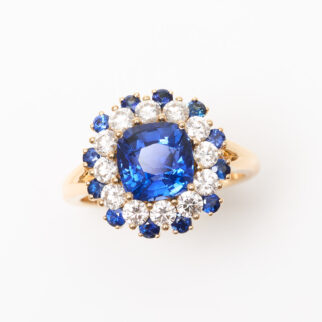 bague saphir peacock