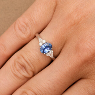 Bague Althea - Saphir Cornflower 1.15 carats
