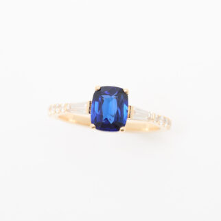 bague saphir peacock
