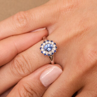 Bague Colombo - Saphir Cornflower 1.10 carats